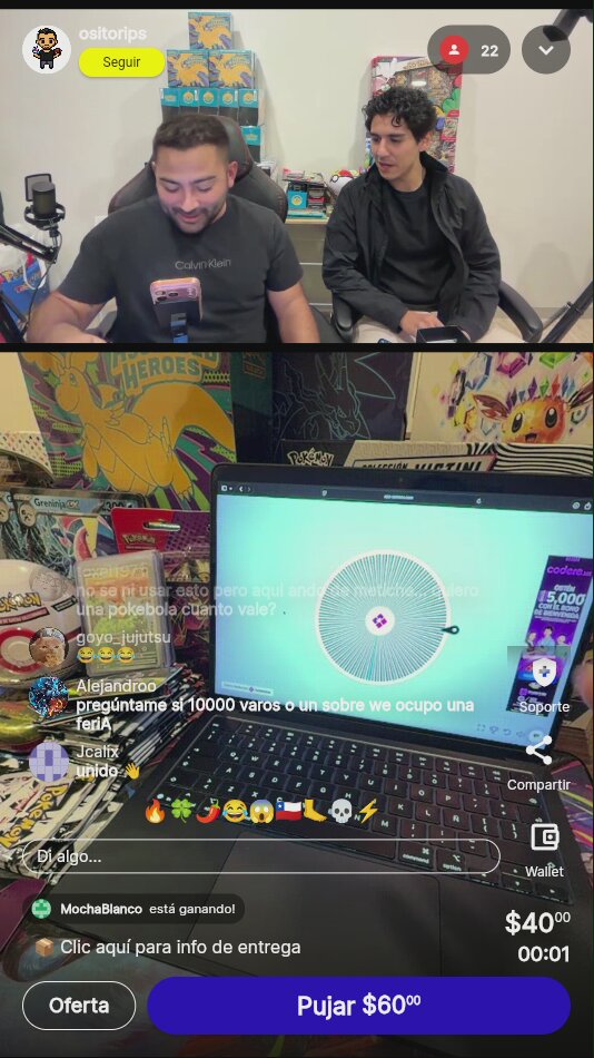 Ruleta sorpresa de Osito Rips