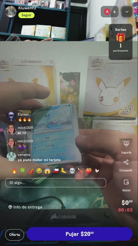 Sobre de Cartas Pokémon TCG