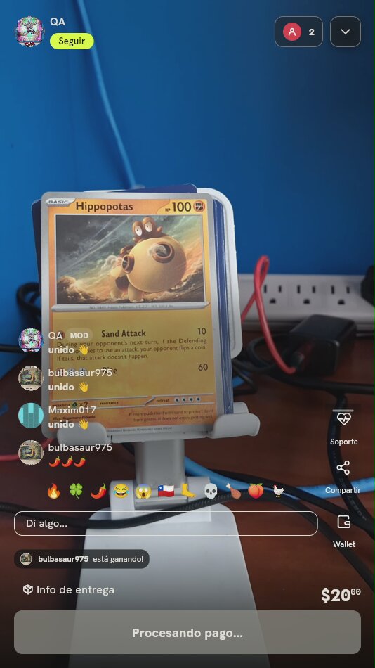 Carta Pokémon Hippopotas 100 HP
