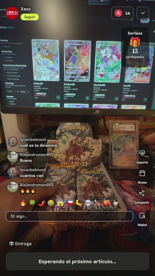 Caja Booster Pokemon Clay Burst