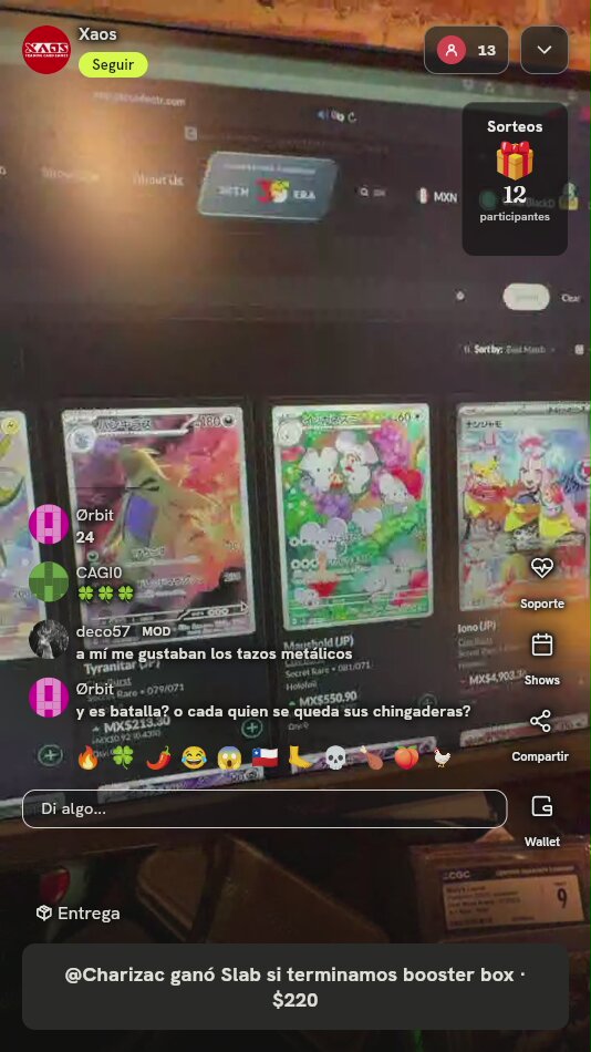 Sobres Pokémon Clay Burst Japonés