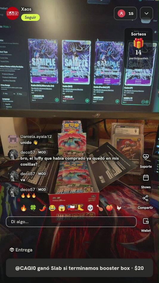 Lote de Cartas One Piece TCG