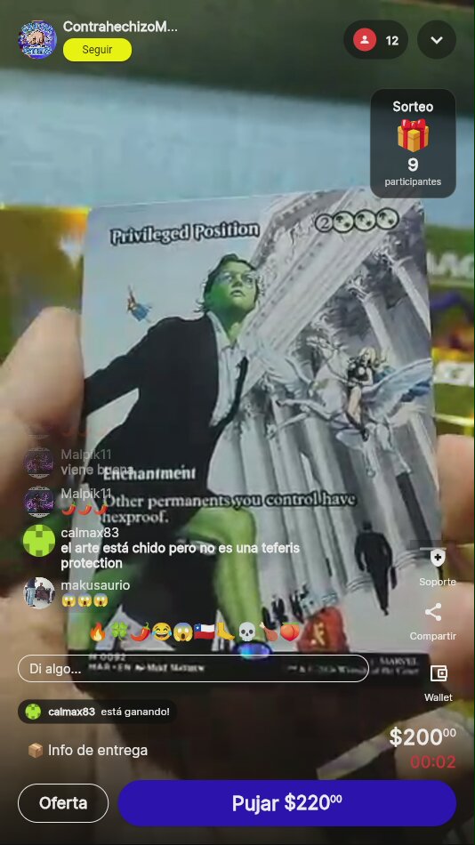 Artículo vendido