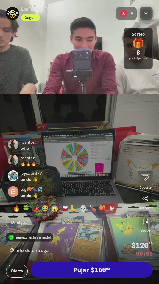 Giro de Ruleta Pokémon TCG