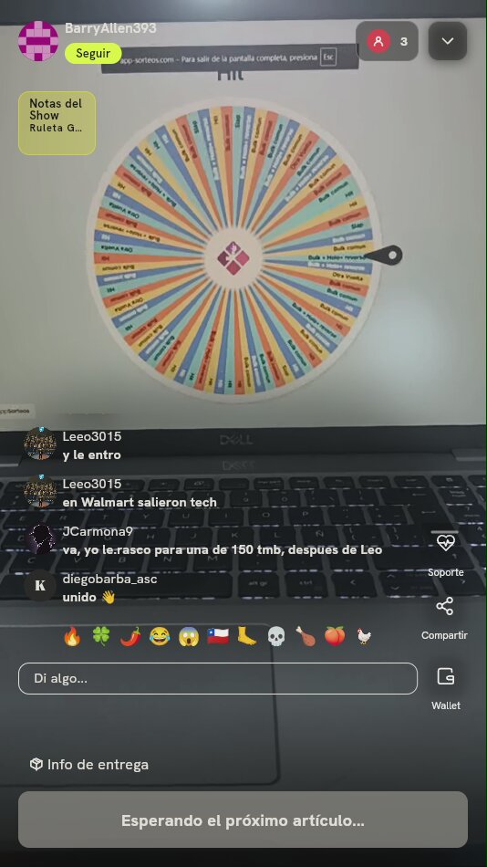 Giro en ruleta misteriosa