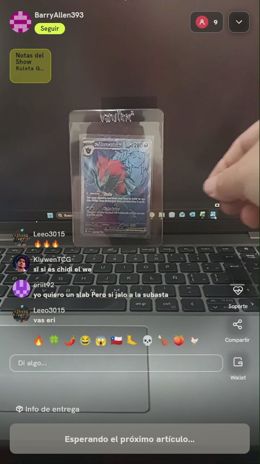 Carta Pokémon N's Zoroark ex Full Art