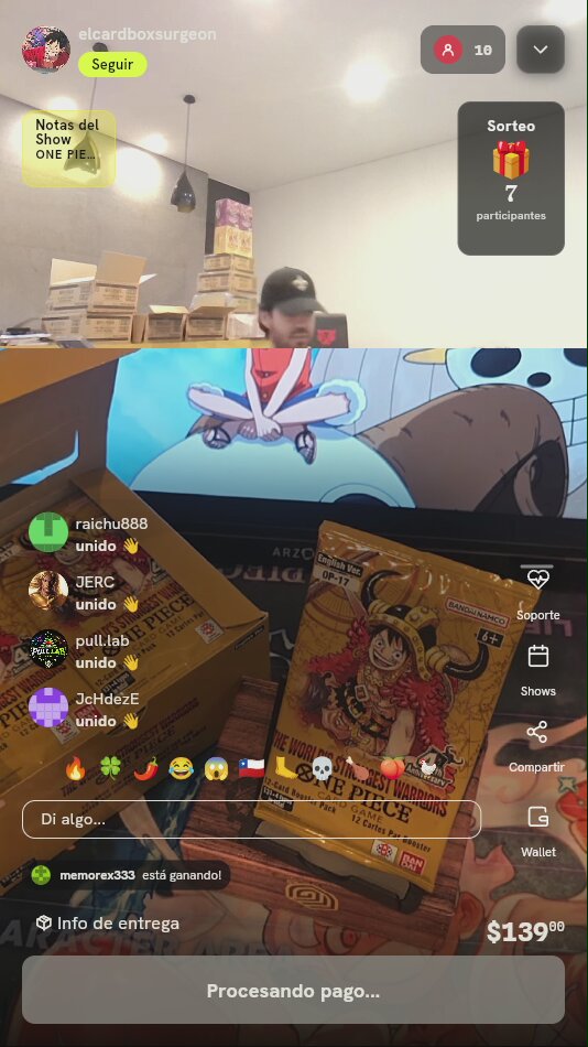Sobre One Piece TCG OP-17