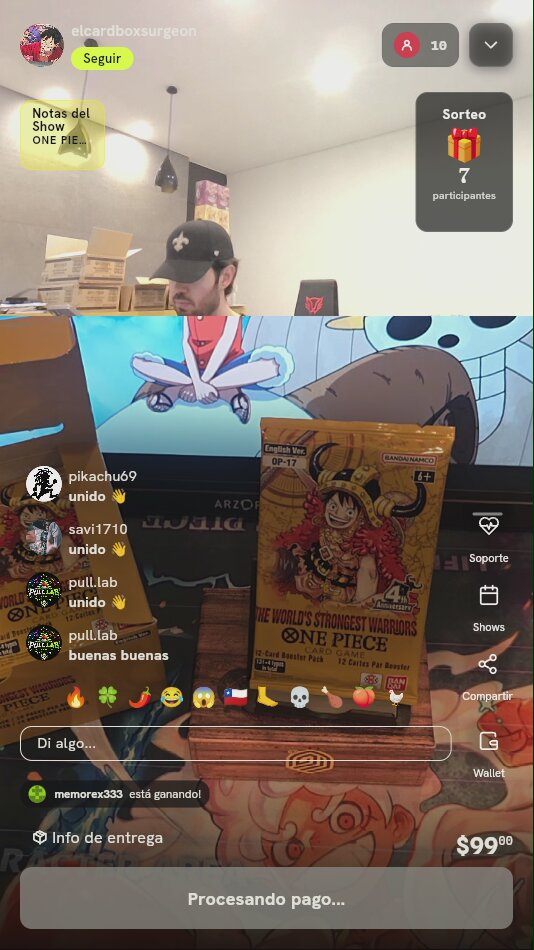 Sobre One Piece TCG OP-17