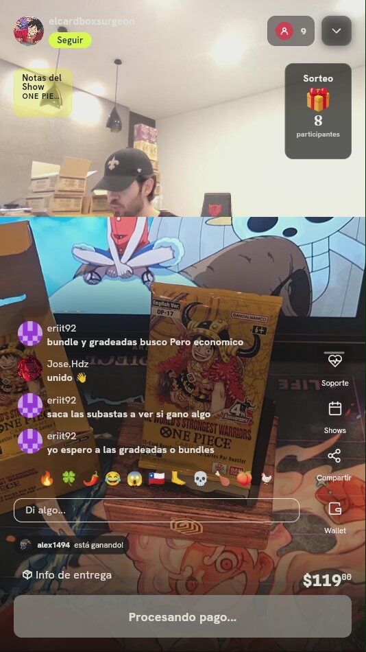 Sobre One Piece TCG OP-17