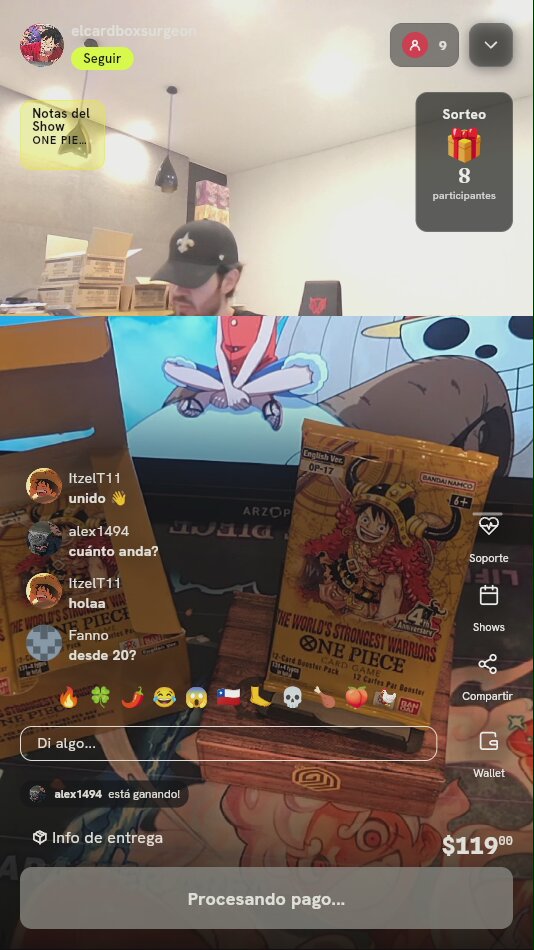 Sobre One Piece TCG OP-17