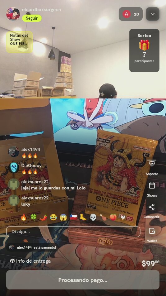 Sobre One Piece TCG OP-17