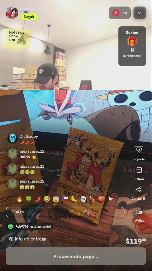 Sobre One Piece TCG OP-17