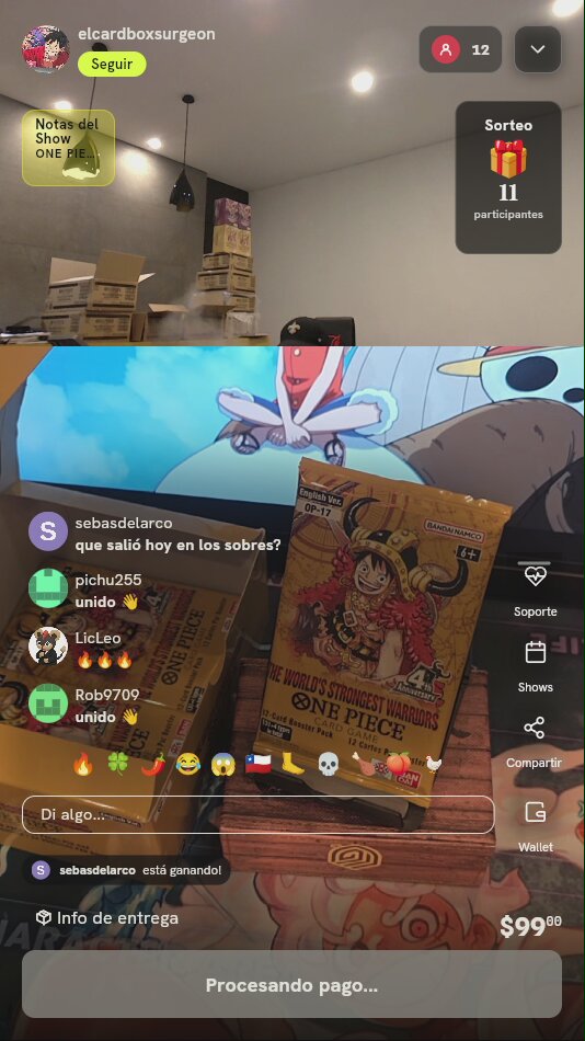 Sobre One Piece TCG OP-17