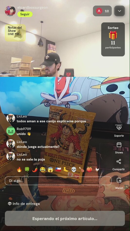 Sobre One Piece TCG OP-17