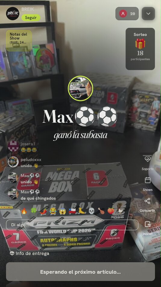 Panini Prizm World Cup 2026 Mega Box